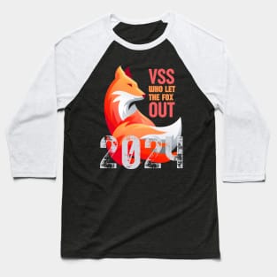 who let the fox out V2 Baseball T-Shirt